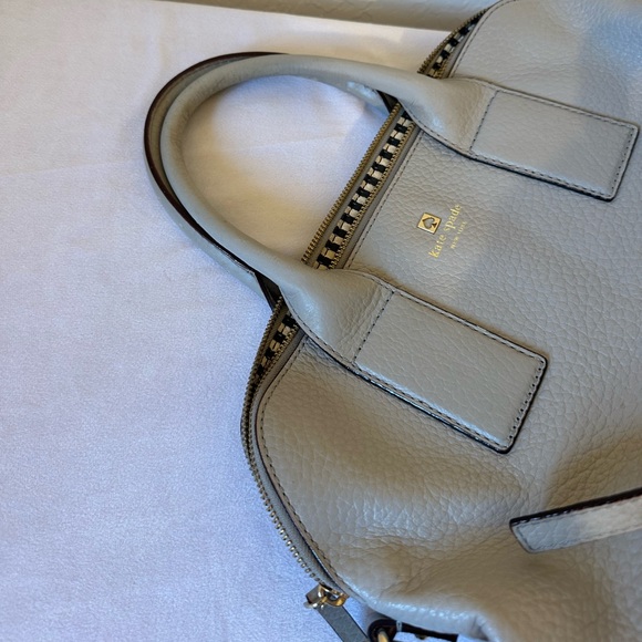Kate Spade Gray Leather Bag - Picture 4 of 13